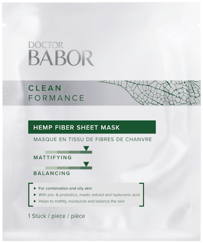 CLEANFORMANCE Hemp Fiber Sheet Mask