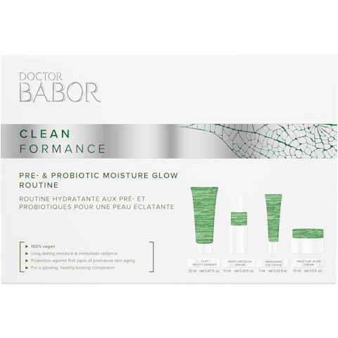 Pre- & Probiotic Moisture Glow Routine Set